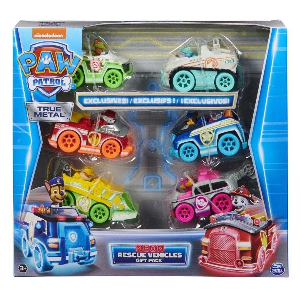 Paw Patrol True Metal Neon Gift Pack