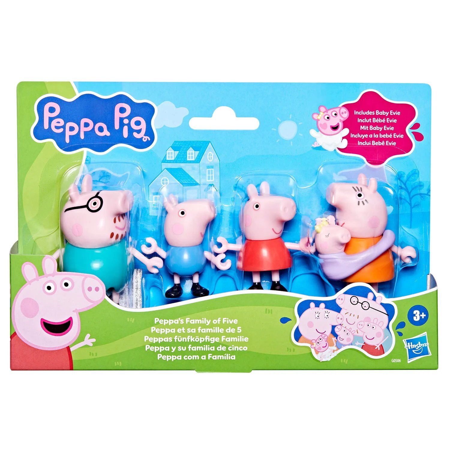 Peppa Pig -perhefiguurit 5 kpl