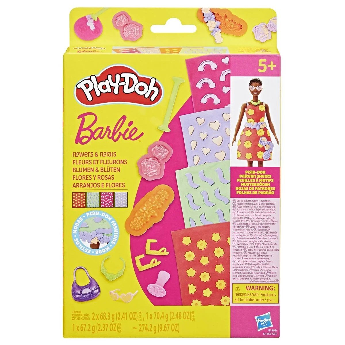 Play-Doh Barbie Designer Patterns Flowers & Florals