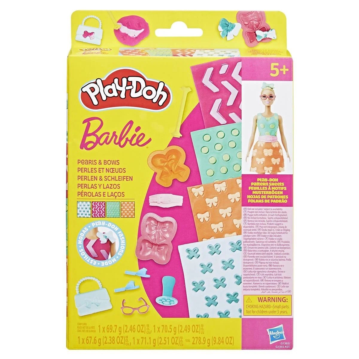 Play-Doh Barbie Designer Patterns Pearls & Bows