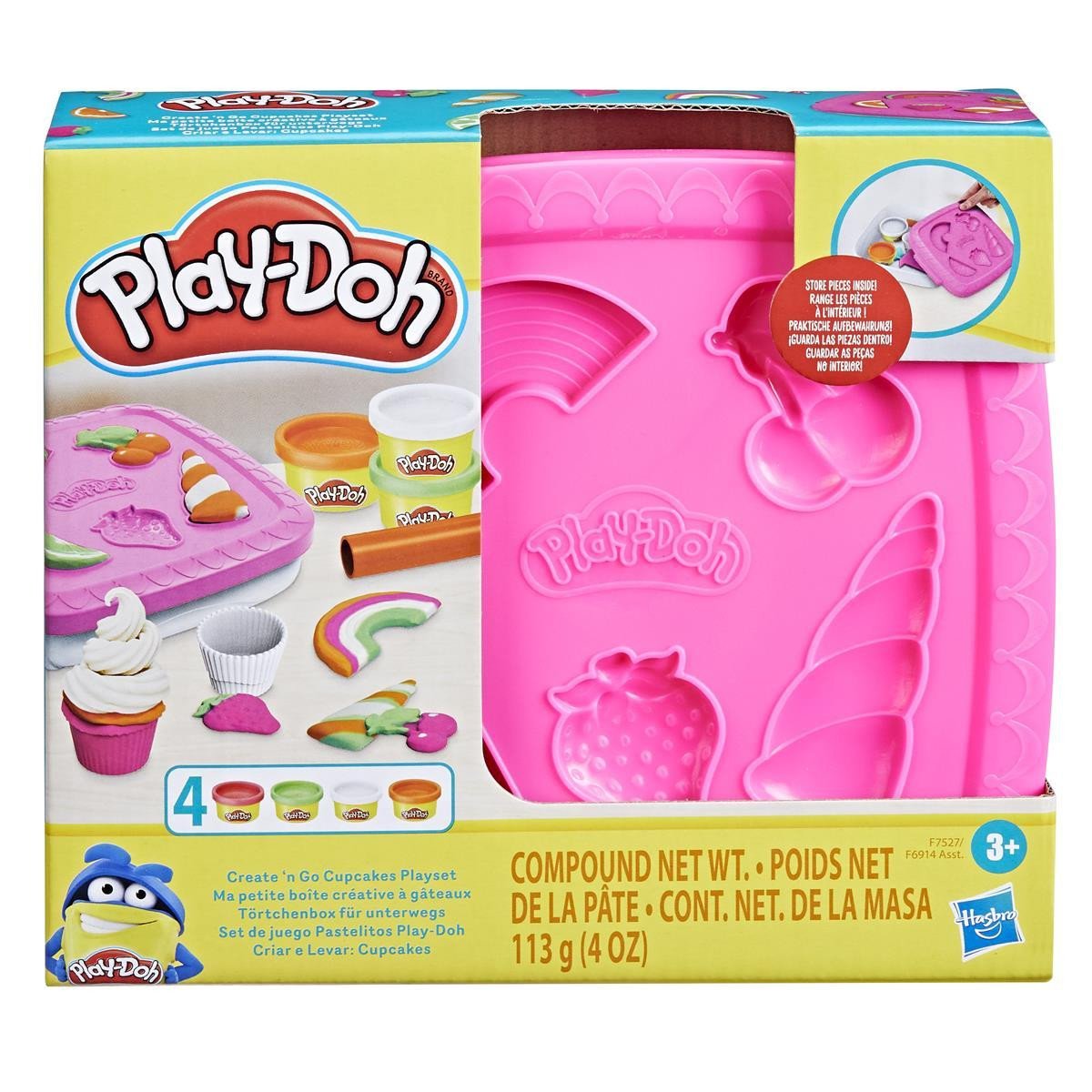 Play-Doh Create n Go Cupcakes Playset Pink