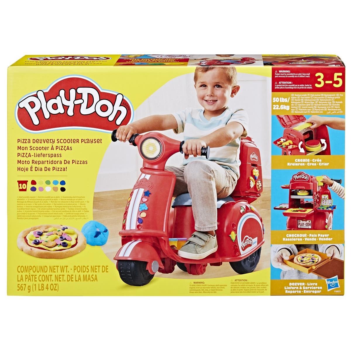 Play-Doh Pizza Delivery Scooter Lelusarja