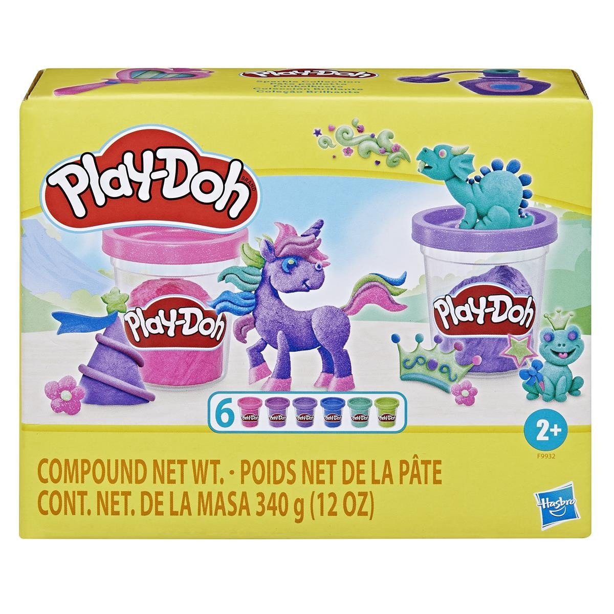 Play-Doh Sparkle Compound 6-pakkaus