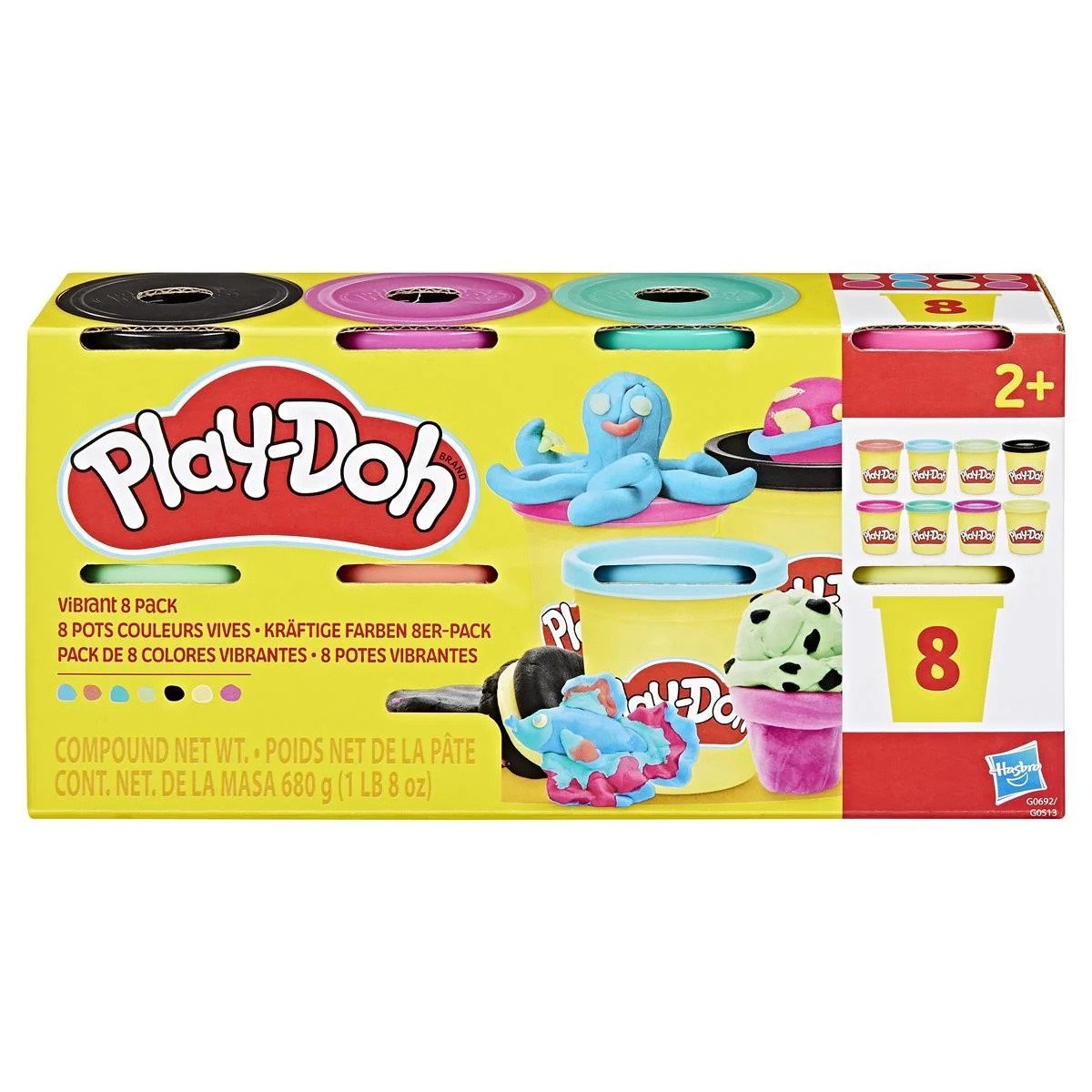 Play-Doh Vibrant 8-p