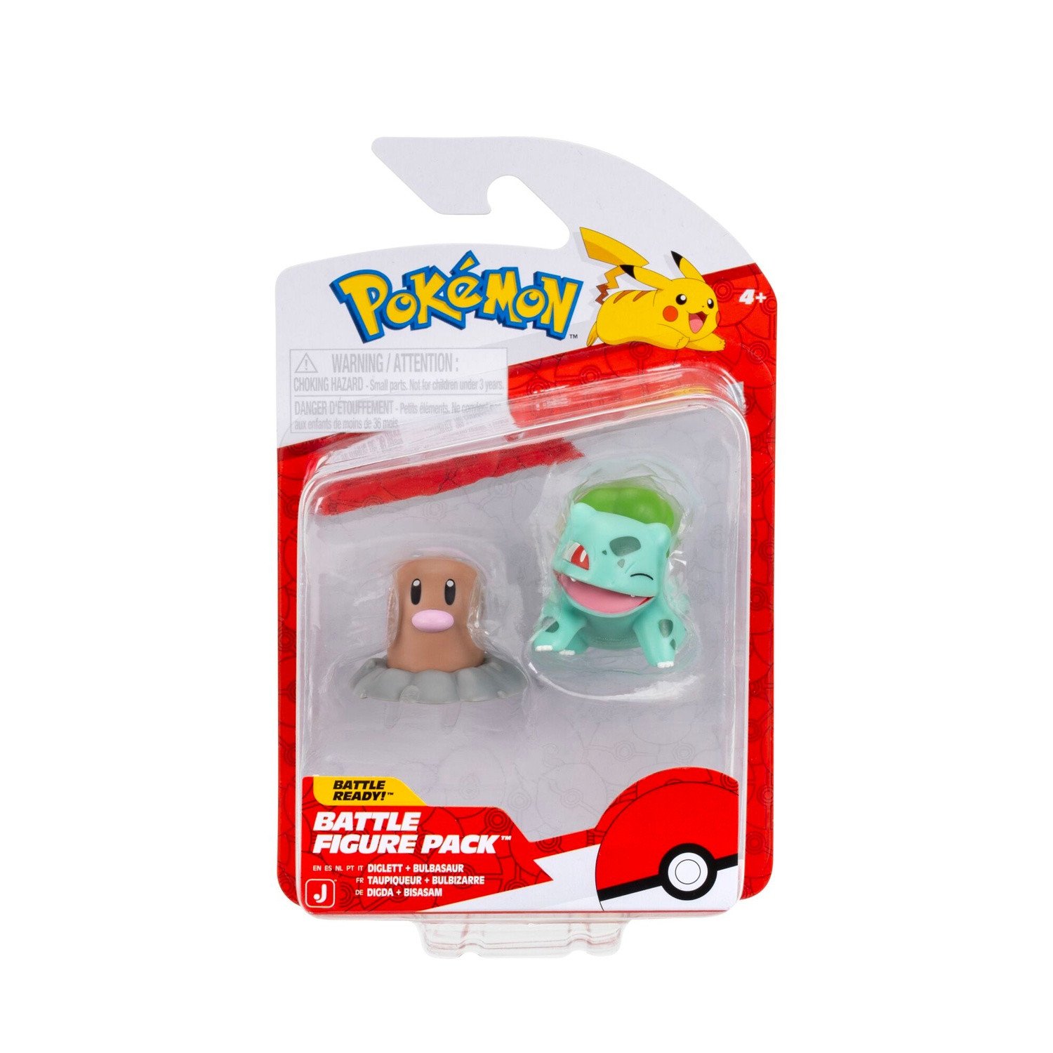 Pokemon Battle Figure Pack Diglett + Bulbasaur