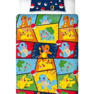 Pokemon Pussilakanasetti 150x210cm Pokeball