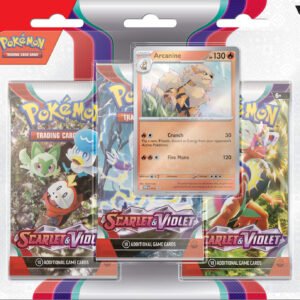 Pokemon Scarlet & Violet 3-pack Blister Dondozo : Model - Arcanine