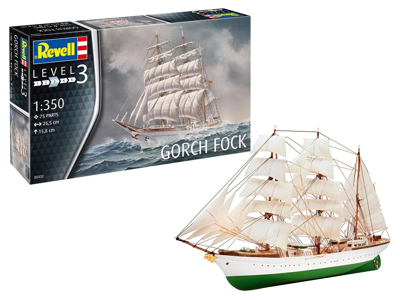 Revell Gorch Fock 1:350 Mallisarja