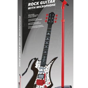 Sähkökitara ja mikrofoni