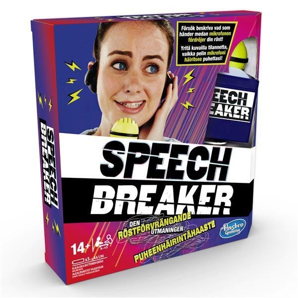 Speech Breaker Äänen vääristymien selityspeli (SE/FI)
