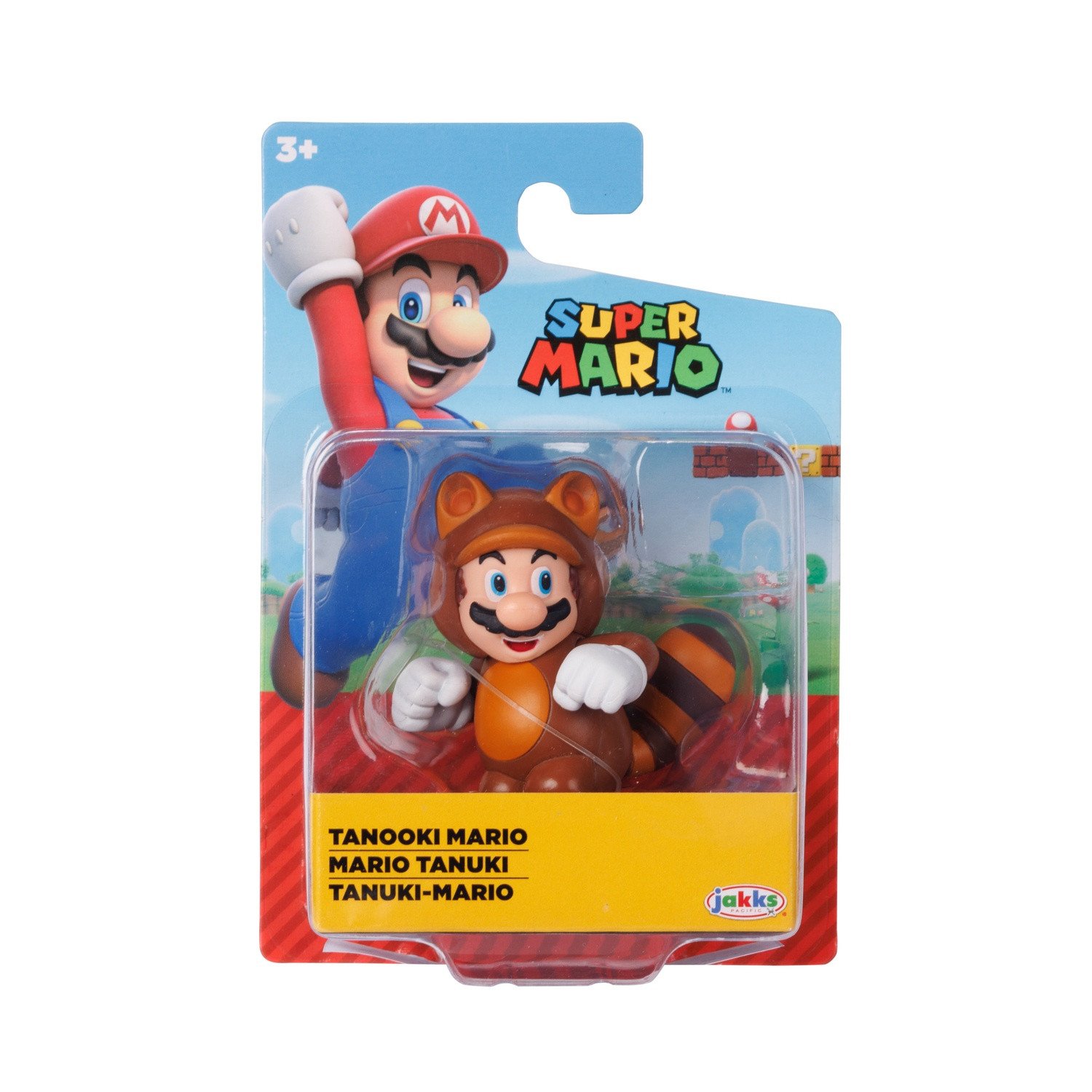 Super Mario Hahmo 5cm Tanooki Mario