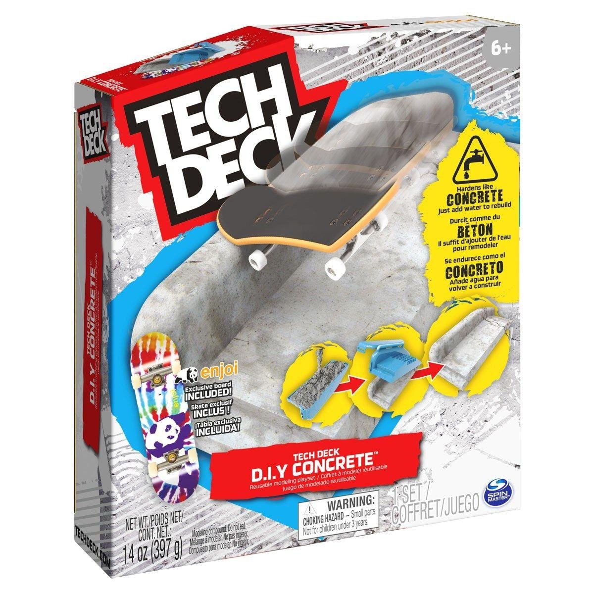 Tech Deck D.I.Y Concrete Playset with compound