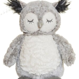 Teddykompaniet Pöllö Uve harmaa