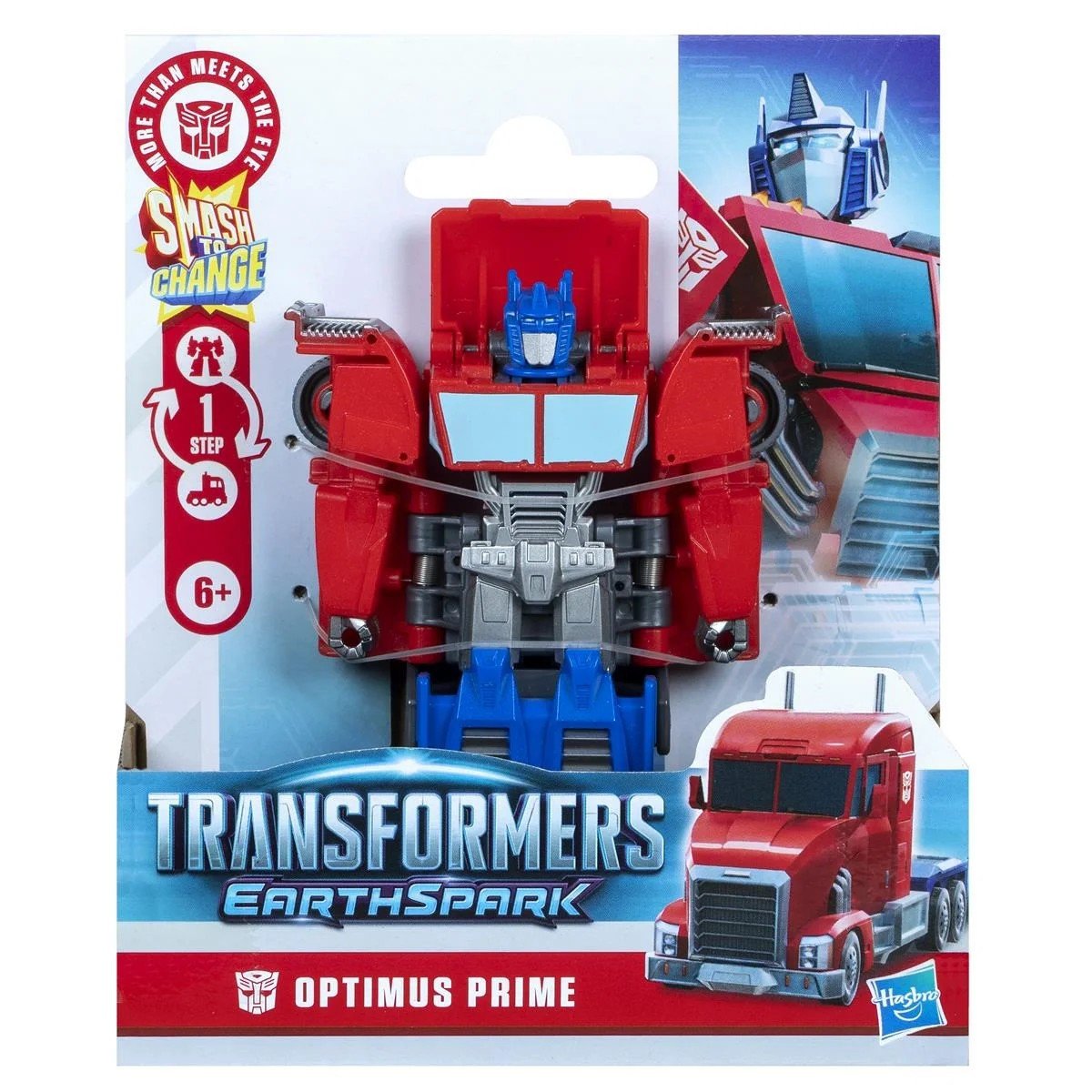 Transformers Earthspark Smash to Change Optimus Prime