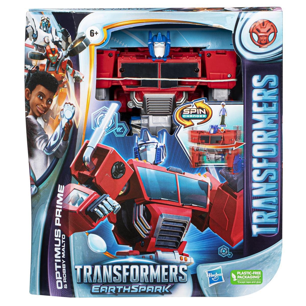 Transformers EarthSpark Spin Changer Optimus Prime