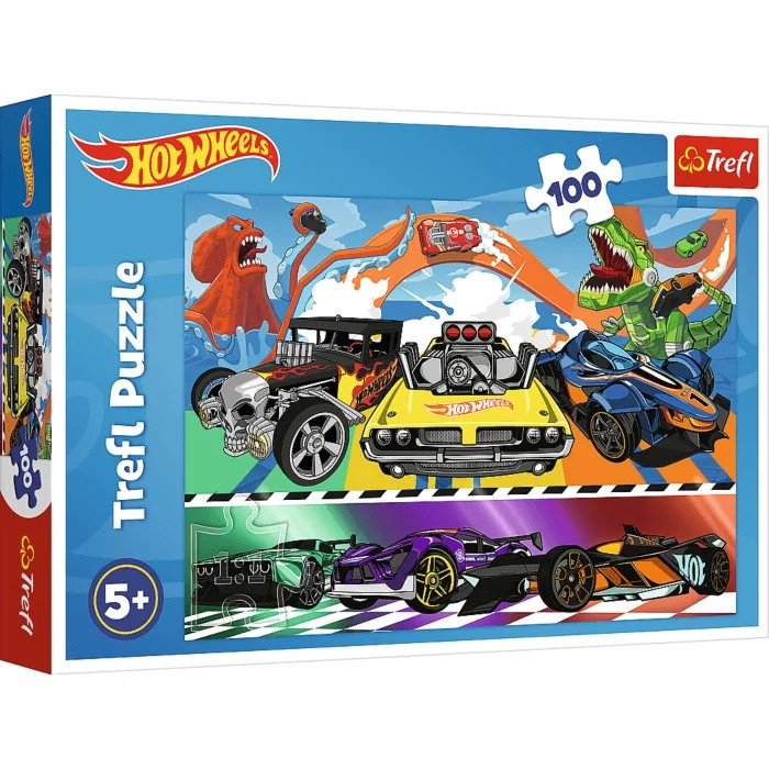 Trefl Hot Wheels Palapelit 100 kappaletta 16466