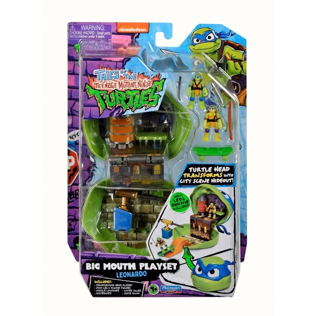 Turtles Big Mouth Leikkisarja Leonardo
