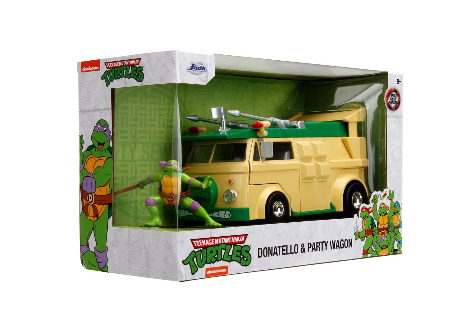 Turtles Donatello & Party Wagon 1:24