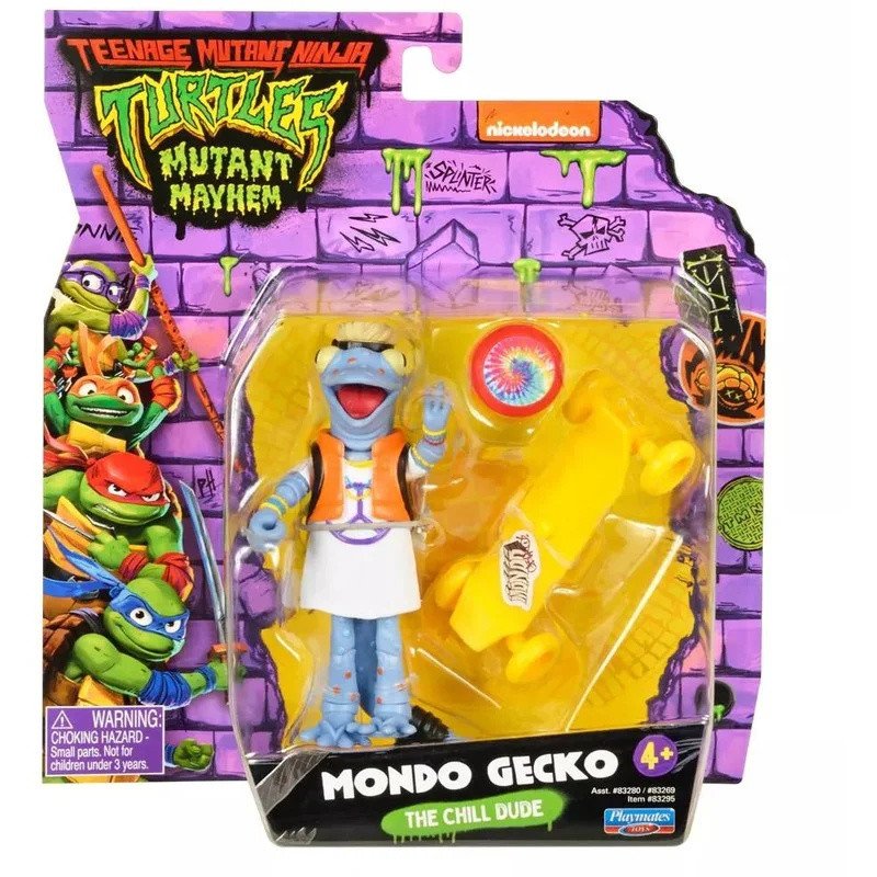 Turtles Mutant Mayhem Figuriini Mondo Gecko
