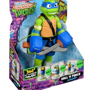 Turtles Roll n Punch Figur 30cm Leonardo