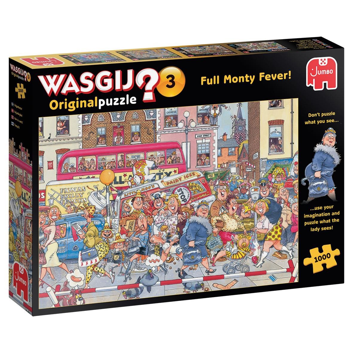 Wasgij Original 3 Full Monty Fever Palapeli 1000 palaa 81923