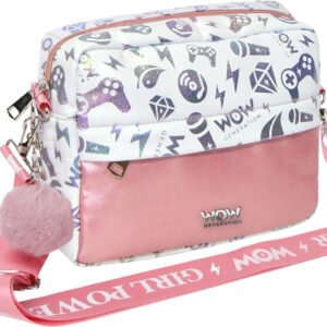 WOW Generation Käsilaukku Valkoinen, pinkki, metallinen