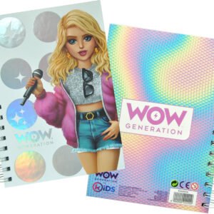 WOW Generation Muistikirja tarroilla Spiraali : Model - Emma