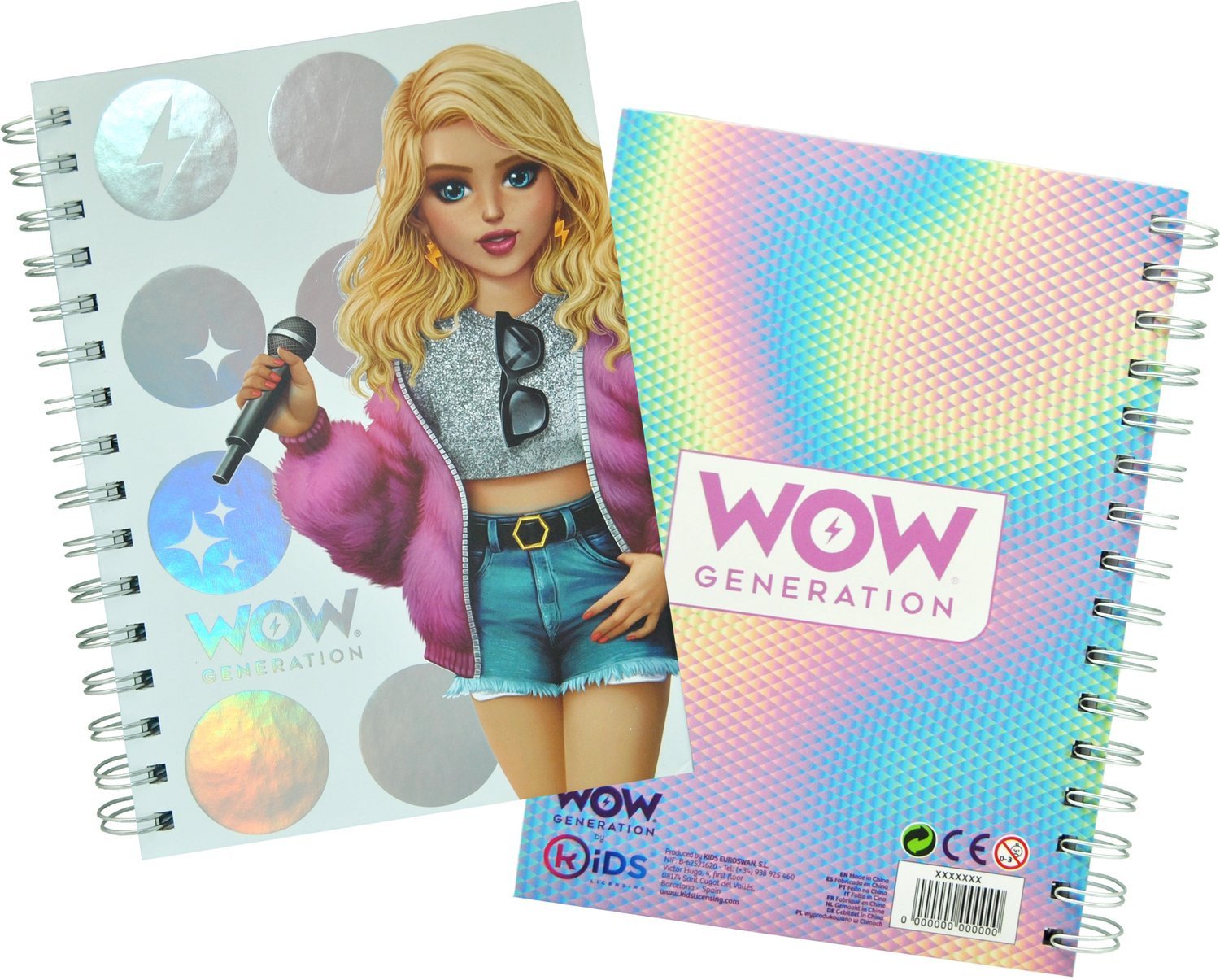 WOW Generation Muistikirja tarroilla Spiraali : Model - Emma