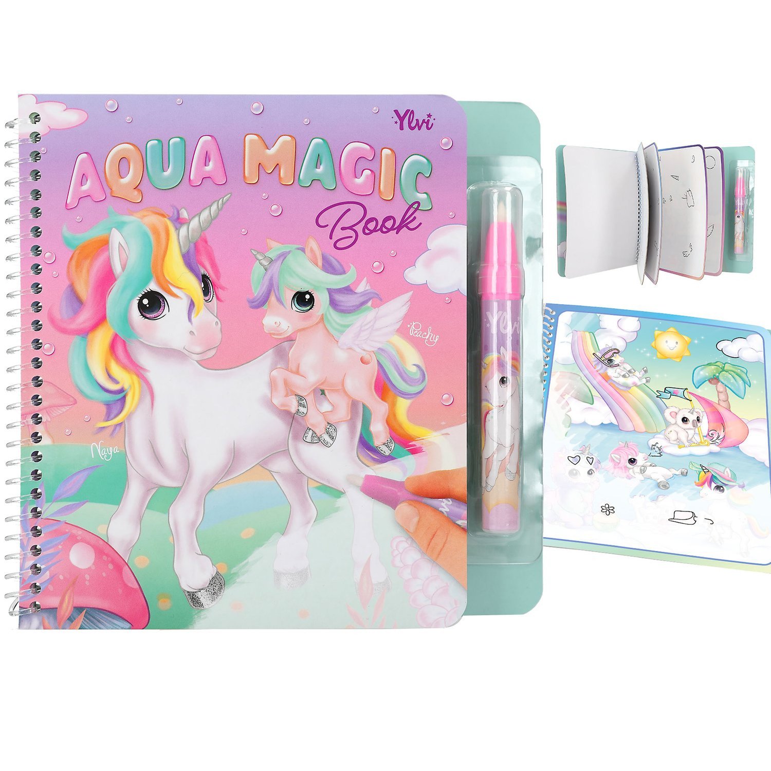 Ylvi Unicorn Aqua Magic Vesivärikirja