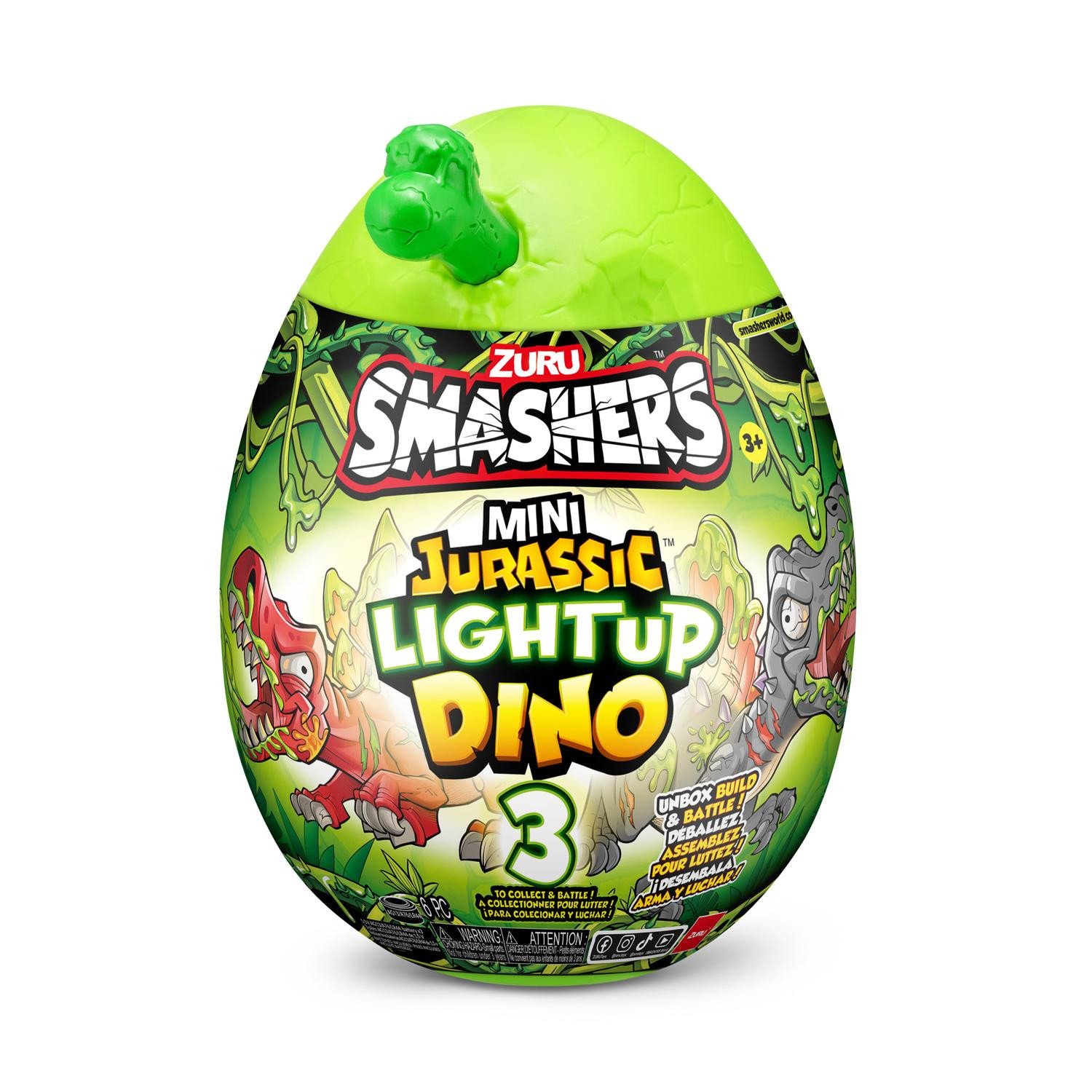 Zuru Smashers Mini Jurassic Light Up Dino
