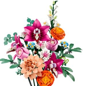 Kaunis vaaleanpunainen kukkakimppu