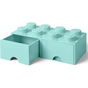 8-nuppinen vaaleansininen'säilytyslaatikko