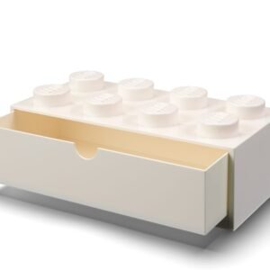 8-nuppinen valkoinen pöytälaatikko