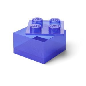 Palikanmuotoinen läpikuultava'säilytyslaatikko - violetti