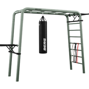 BERG PlayBase Setit Medium Green + Sports set - Vihreä - M (285 x 100 x 245 cm)