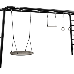 BERG PlayBase Setit Extra Large + Family set - Musta - XL (470 x 100 x 245 cm)