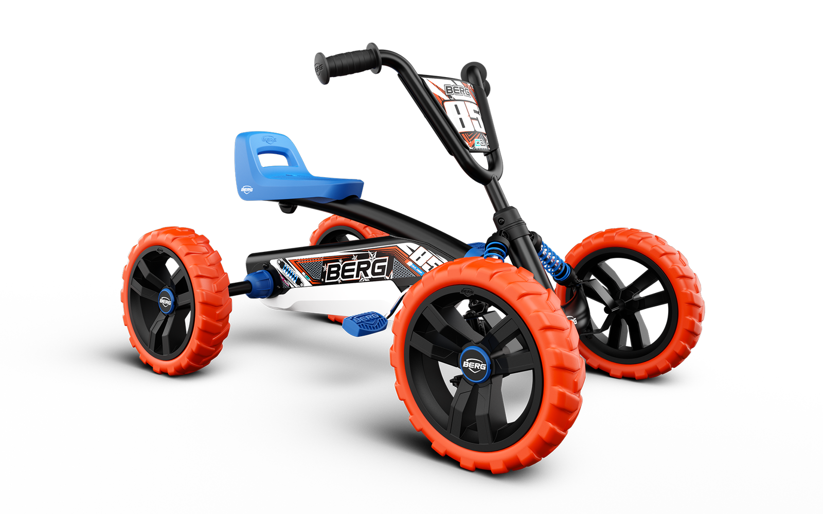 BERG Buzzy Nitro - Polkuauto 2+ vuotta - Sininen/Oranssi - Suoravetoinen