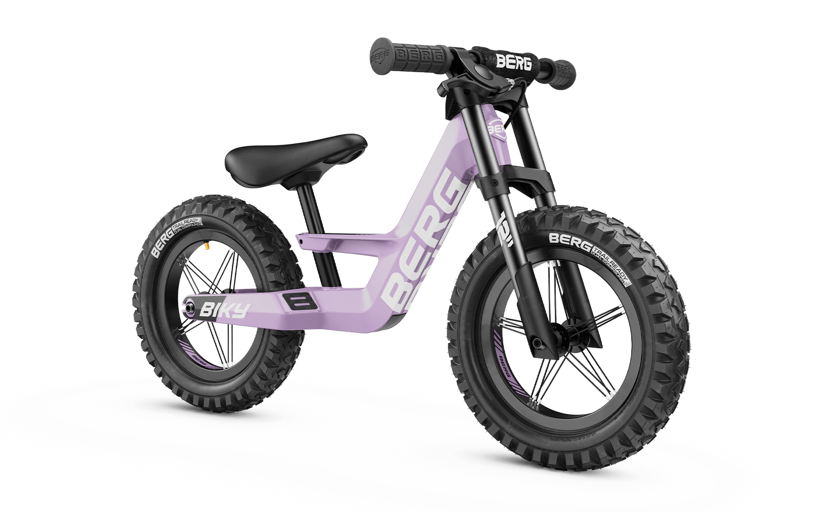 BERG Biky Cross Potkupyörä - 2,5+ vuotta - Violetti - Käsijarrun kanssa