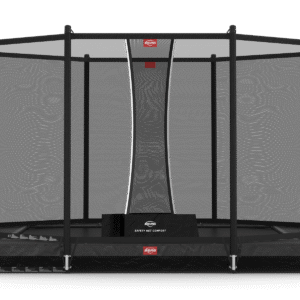 BERG Ultim Favorit InGround 330 Harmaa + Safety Net Comfort - Trampoliini Suorakulmainen - 330 x 220 cm