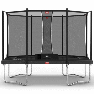 BERG Ultim Favorit Regular 330 Harmaa + Safety Net Comfort - Trampoliini Suorakulmainen - 330 x 220 cm