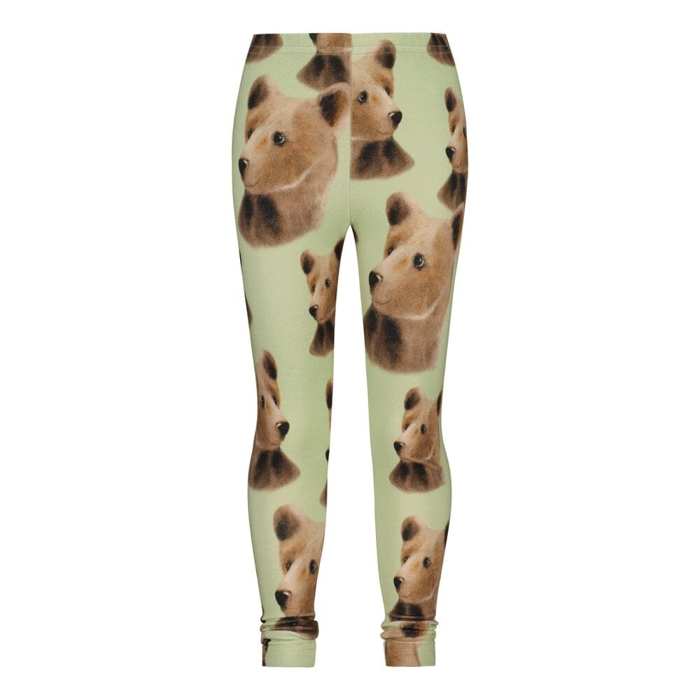 Bear -Leggingsit | Spring Green - 110/116