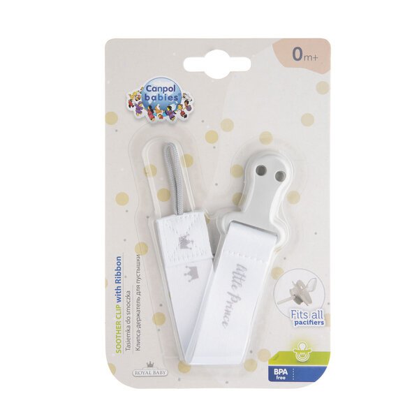 Canpol Babies -tuttinauha Royal Baby, harmaa, 51 / 025