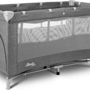 Caretero Basic Plus, grafiitin värinen Matkasänky