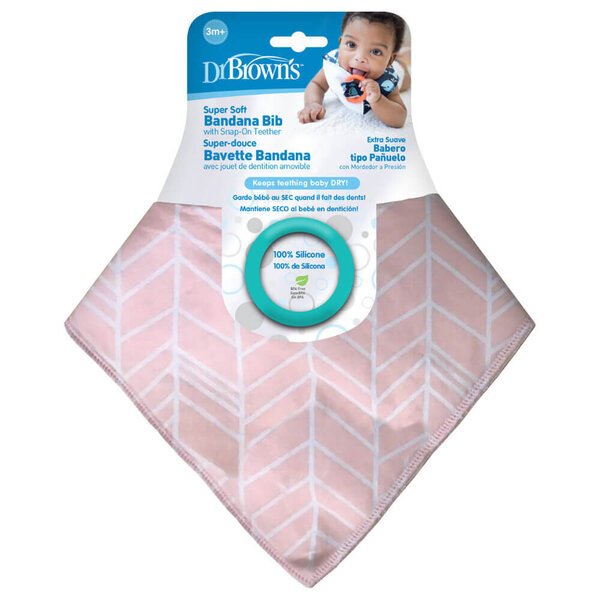 Dr. Brown's huivi purulelulla, vaaleanpunainen