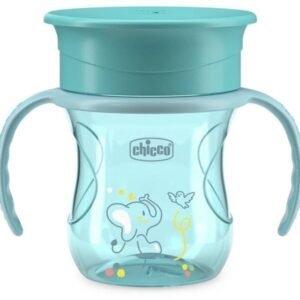 Ei läiky puuromuki irrotettavilla kahvoilla Chicco Perfect Cup, sininen, 12 kk+, 200 ml