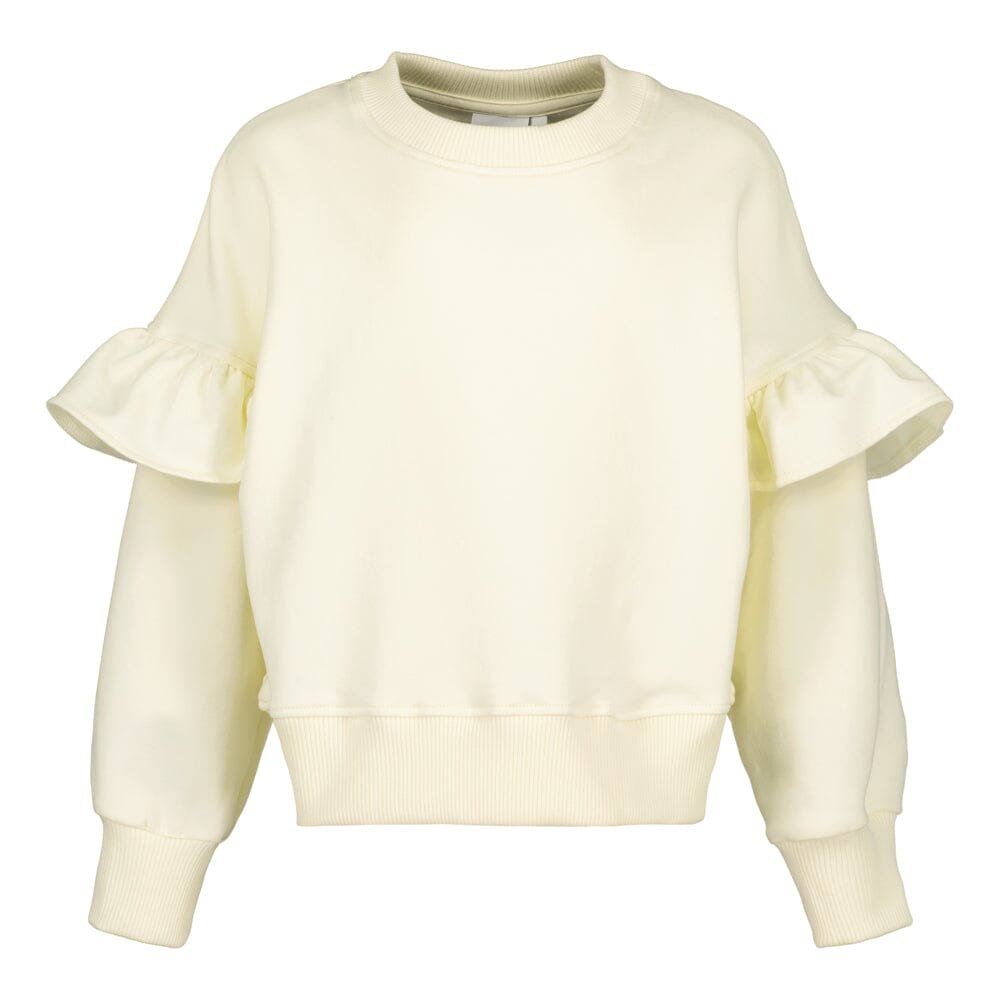 Frill Sweater -Collegepaita | Vanilla - 110/116