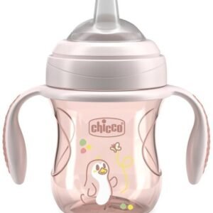 Gerttuva ir irroitettavat kahvat Chicco Transition Cup, vaaleanpunainen, 4 kk+, 200 ml