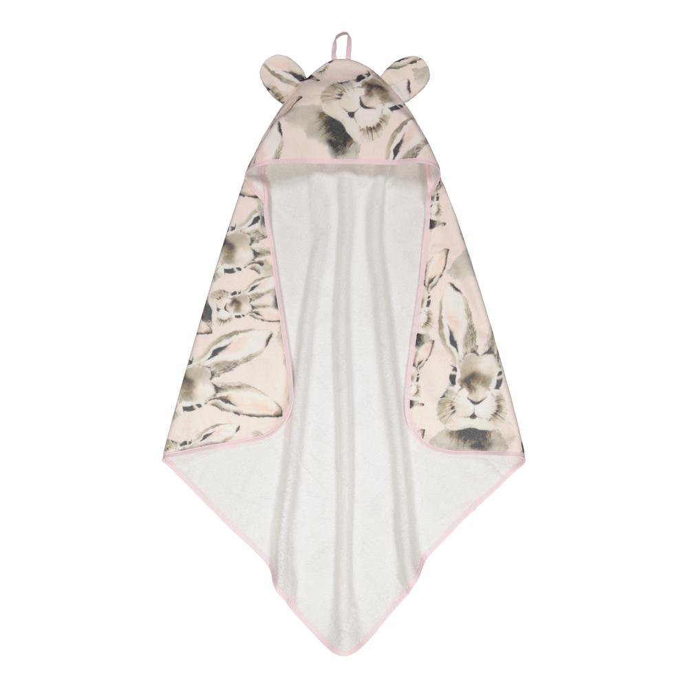 HOOD TOWEL 80X80, BUNNY