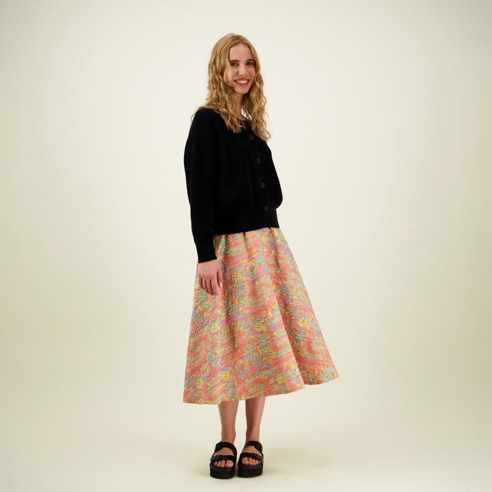 Jacquard Circle Skirt -kellohame - XS