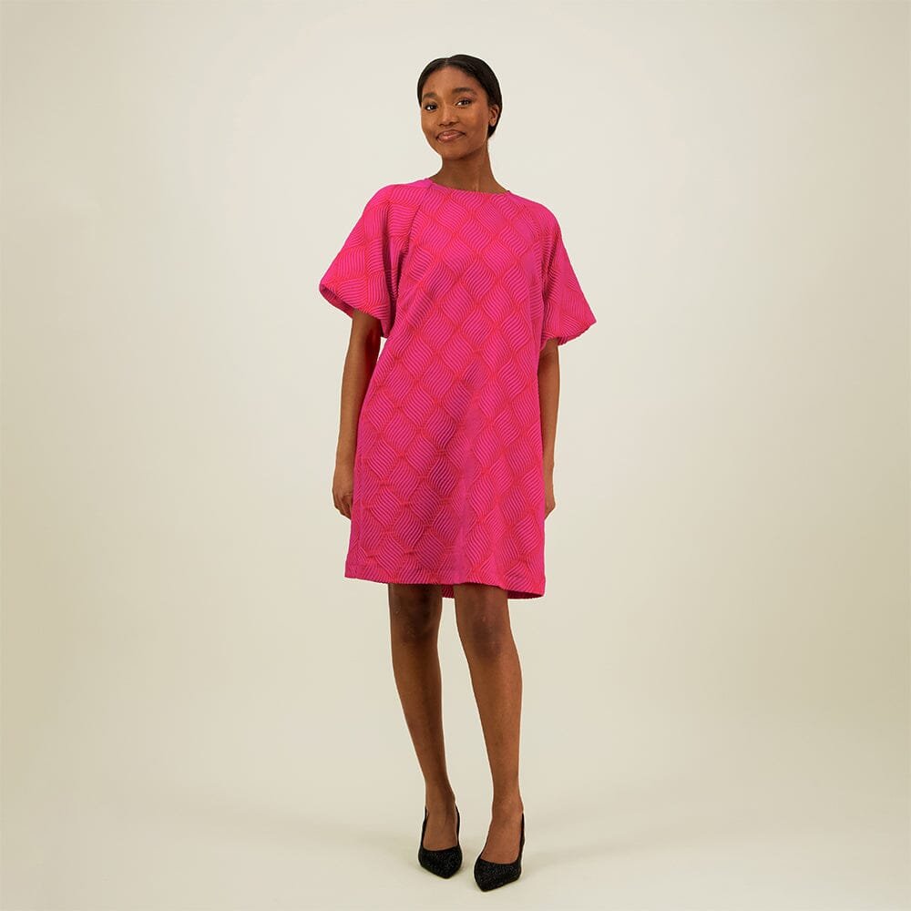 Jacquard Dress -Mekko | Pinky - L